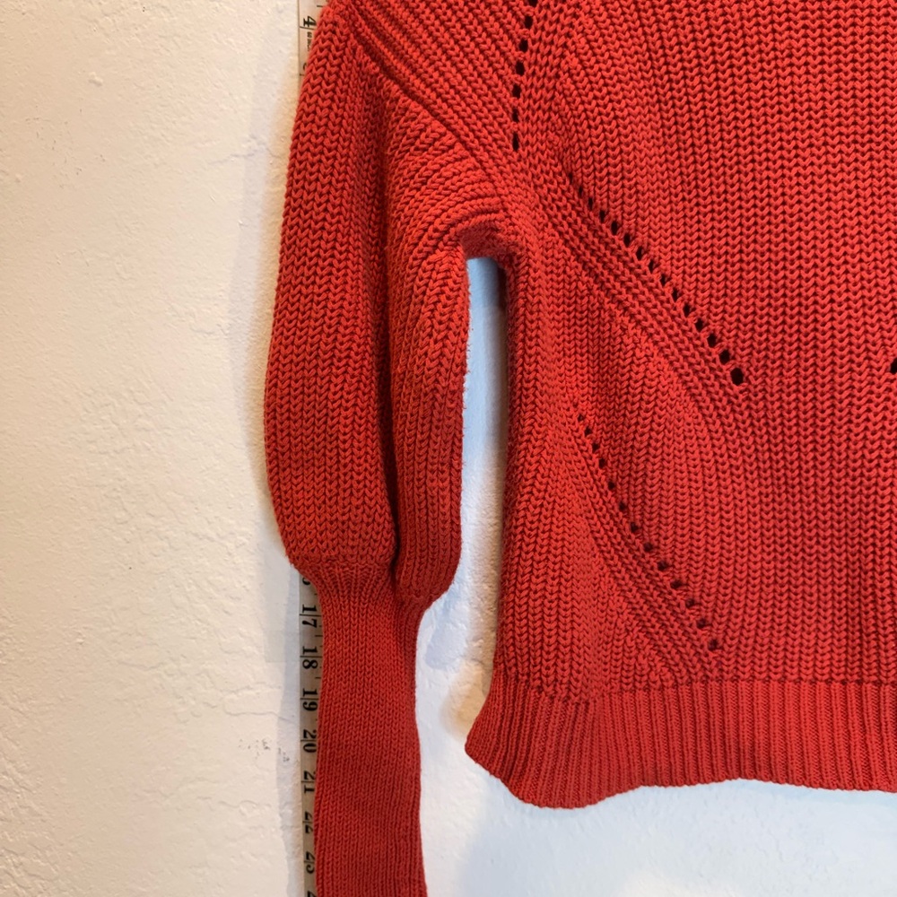 NWT JOIE‎ Landyn Cotton Cashmere Pointelle Sweater - Desert Rose - Size S - Picture 8 of 8